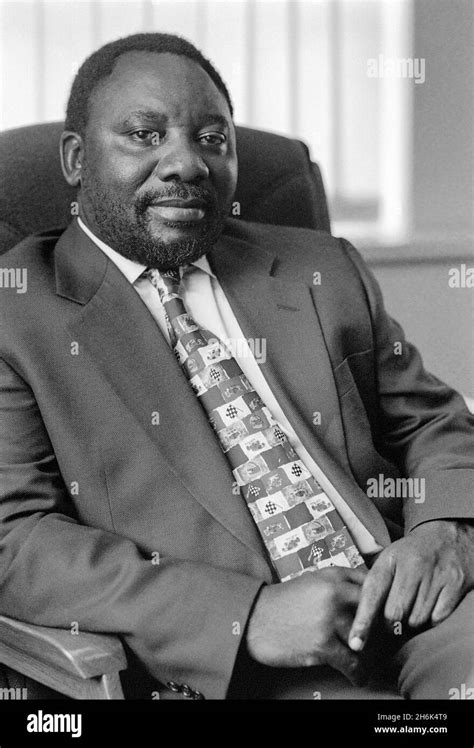 Portrait of Cyril Ramaphosa, Johannesburg, 1997. (scanned from film ...