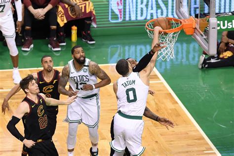 Watch: Jayson Tatum looks back at his ECF dunk on LeBron