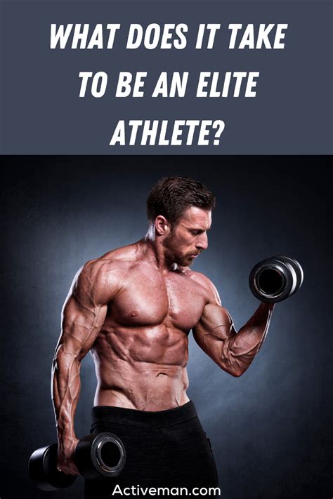 What Does It Take to Be an Elite Athlete? — ActiveMan | Athlete ...