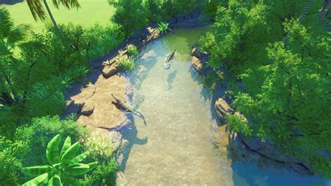 My false gharial habitat modelled after the Singapore Zoo's : r/PlanetZoo