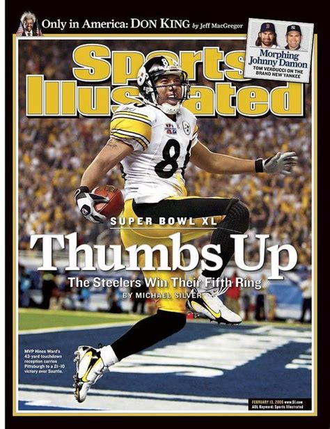 Pittsburgh Steelers Hines Ward, Super Bowl Xl Sports Illustrated Cover ...