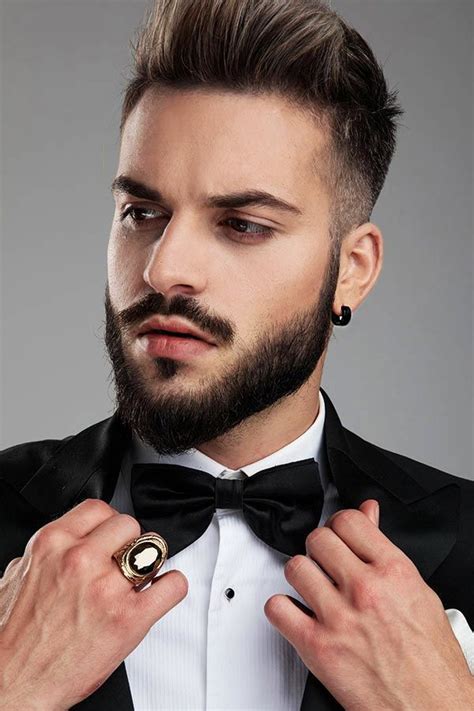 Men Wearing Black Earrings