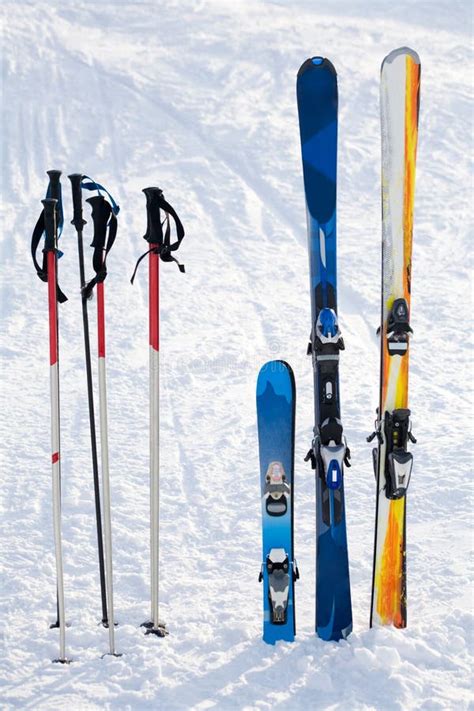 Skiing equipment stock photo. Image of cold, natural, skiing - 8045314