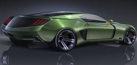 Next-Gen 2023 Ford Mustang Shows Futuristic Fastback Design in Sharp Rendering - autoevolution