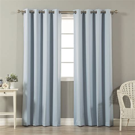 Best Home Fashion Thermal Insulated Blackout Curtains - Stainless Steel ...