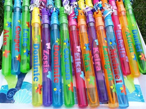 For Jill: 14 Bubble Wands Personalized Party Favors | Etsy | Personalized party favors, Bubble ...