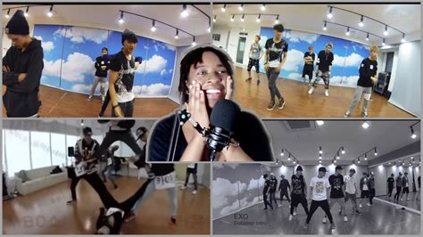 EXO Dance Practice Series Part 2| Growl & Overdose+ Dubstep Intro ...