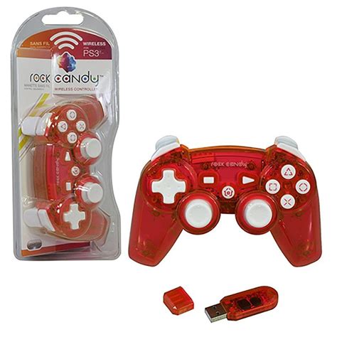 PS3 - Controller - Wireless - Rock Candy - Red (PDP) | Ps3 controller ...