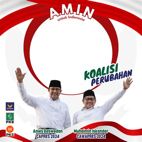 AMIN Anies Baswedan Muhaimin Iskandar CAPRES CAWAPRES 2024 - RajaFrame.com