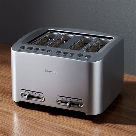 Breville ® SmartToaster 4-Slice Toaster | Crate and Barrel