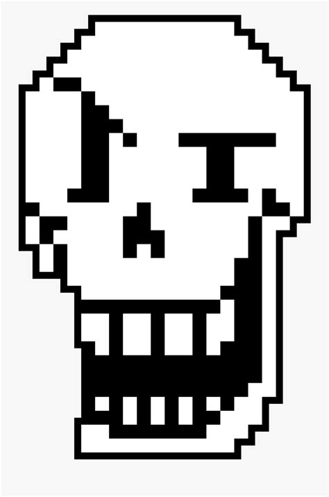 Papyrus"s Face By Axis-strike - Undertale Papyrus Head Sprite , Free Transparent Clipart ...