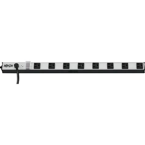 "Tripp Lite 8 Outlet Power Strip, Long Cord 15 ft, 120V, 15A, 24 inch ...