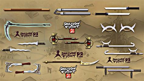 Shadow Fight 2 | Act 2 Weapons | Level 7-12 Weapons | Random Fights - YouTube