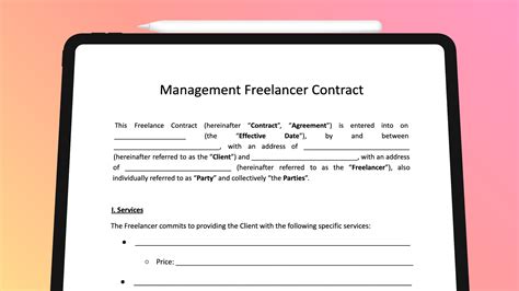 Simple Contract Template Google Docs