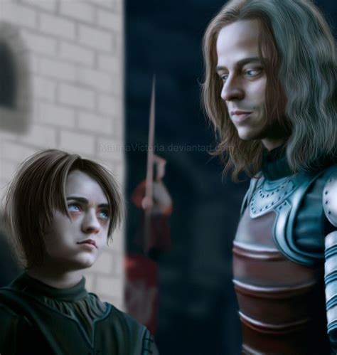 Arya Stark and Jaqen H'ghar by MarinaSchiffer on DeviantArt