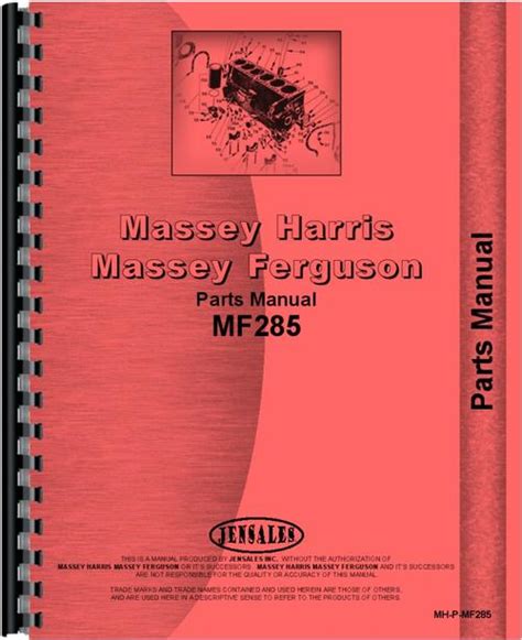 Massey Ferguson 285 Tractor Parts Manual