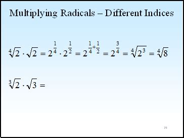 Rational exponents - Presentation Mathematics