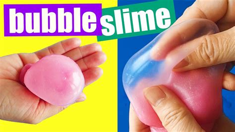 How To Make Bubble Slime without Borax Easy Slime DIY by Bum Bum Surprise Toys - YouTube