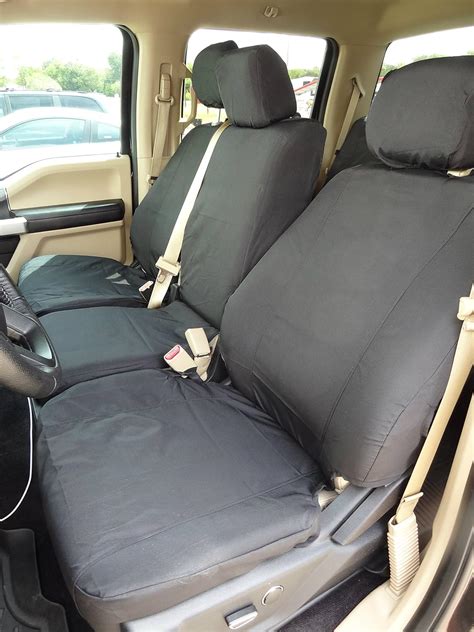 Durafit Seat Covers, FD81 Seat Covers 2017-2019 F250/F550 Black Endura ...