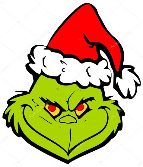 Grinch Charcter Illustration Christmas Spirit Head – Stock Editorial ...