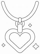 Necklace coloring Page  ColouringPages sketch template