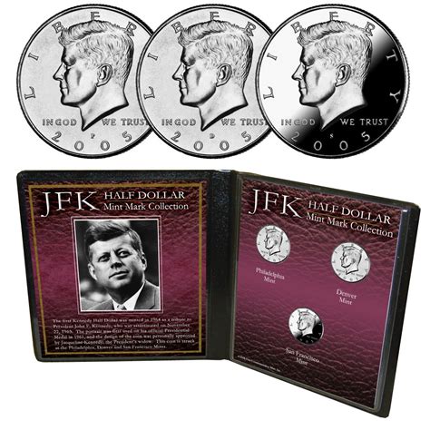 JFK Half Dollar Mint Mark Collection - The Patriotic Mint