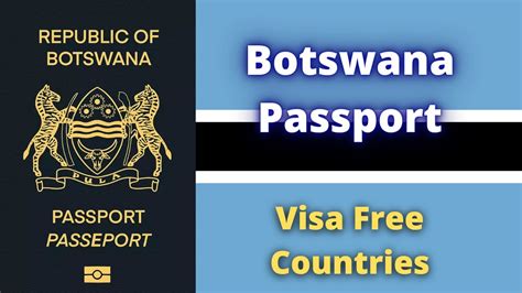 Botswana Passport Visa Free Countries (2023) - YouTube