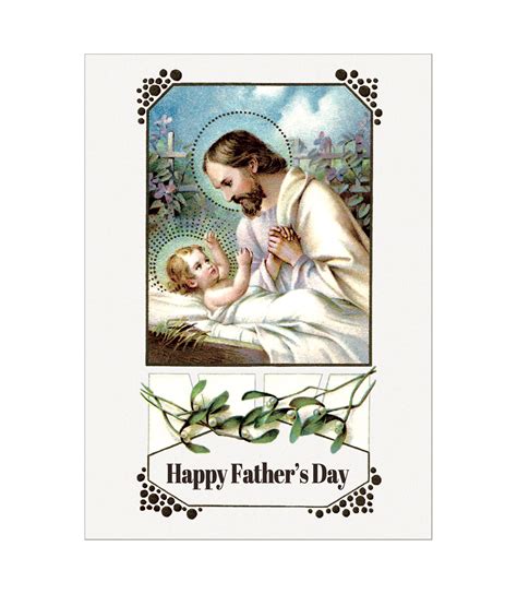 Happy Father's Day Note Card (DAD-001) — Saints Galore Catholic Publishing