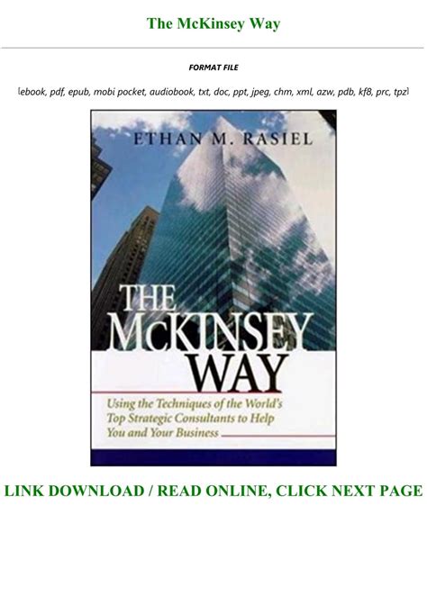 e-Book !Download The McKinsey Way [Full]