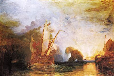 Joseph Mallord William Turner Ulysses Deriding Polyphemus Homer's Odyssey painting | framed ...