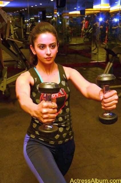 Rakul Preet Singh Gym Workout Stills - Actress Album