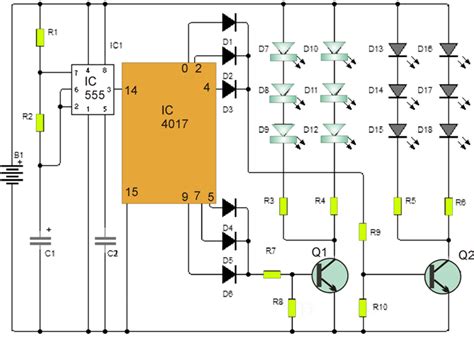 Make a Police Strobe Light Circuit