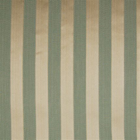 Sage Green Stripe Cotton Upholstery Fabric