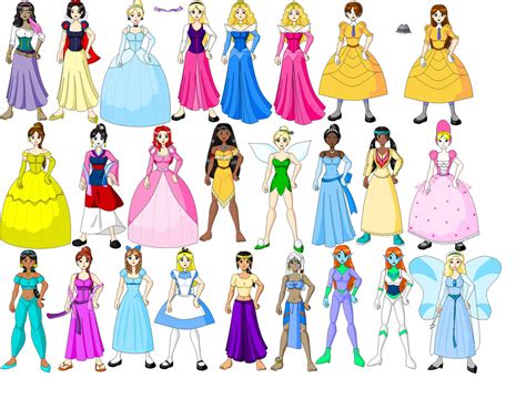 Disney Girls by karshepottsoner18722 on DeviantArt