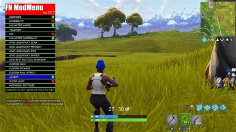 Fortnite mod menu tutorial 2019 - nflmusli