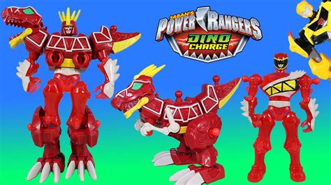 Power Rangers Dino Charge Mixx N Morph Red Ranger & T-Rex ZORD ...