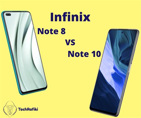 Infinix Note 10 Vs Note 8: Here's The News And The Difference | TechRafiki