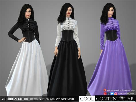 The Sims Resource - Victorian Gothic Dress