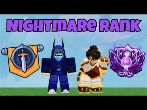 PLAYING BEDWARS WITH A NIGHTMARE RANK CLAN MEMBER - YouTube