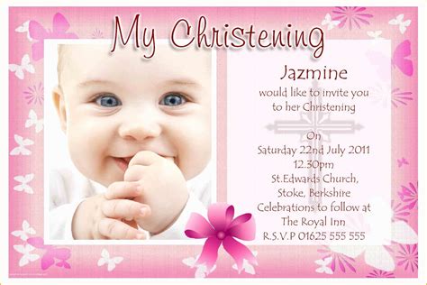 Free Printable Baptism Invitations Templates Of Baptism Invitations Free Baptism Invitation ...