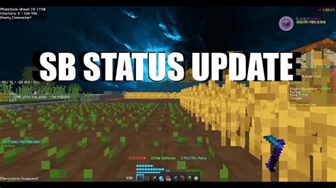 hypixel skyblock status update - YouTube