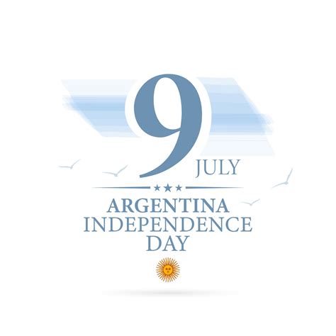 9 July, Argentina Independence Day background. Argentina national ...