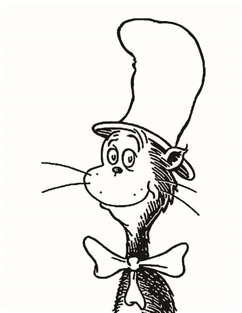 Dr Seuss The Cat In The Hat Coloring Page : Color Luna