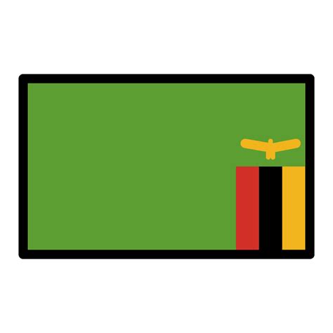 Zambia flag emoji clipart. Free download transparent .PNG | Creazilla