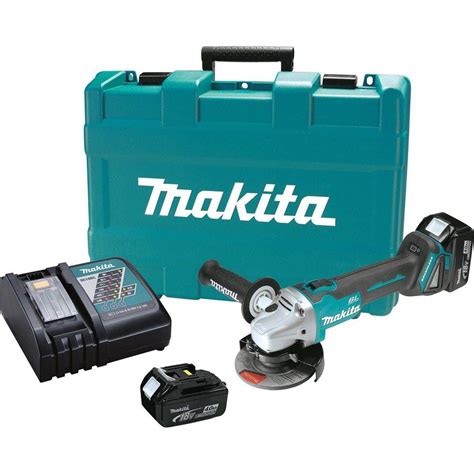 Makita 18-Volt LXT Lithium-Ion 4-1/2 in. Cordless Cut-Off/Angle Grinder ...