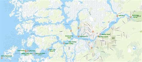 Florida Pontoon Notes – Homosassa River Map | Florida Paddle Notes