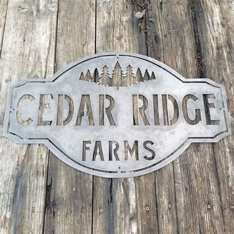 Vintage Metal Farm Sign - Personalized in 2021 | Metal farm sign, Metal house signs, Farm signs