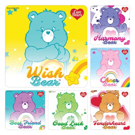 Care Bears Stickers (100 roll) – Smart Practice Australia