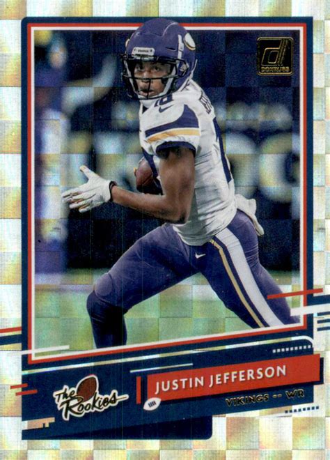 Justin Jefferson Rookie Cards Checklist NFL Football