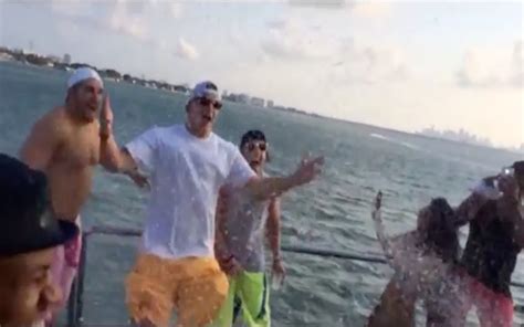 Gronk dancing on a yacht with ladies, bros and champagne - CBSSports.com